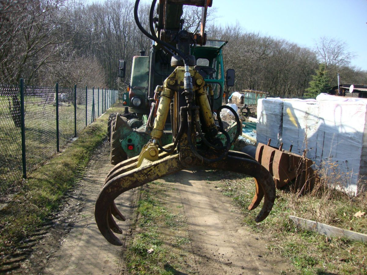 originale Holzverladezange / Holzgreifer für Bagger T174, TIH