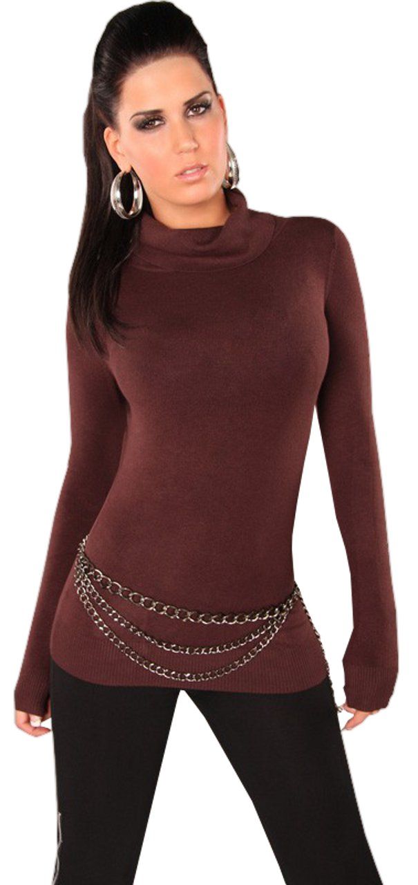 Pullover Damen Strick Mode Trend Winter Sweater Sweatshirt Pulli Neu