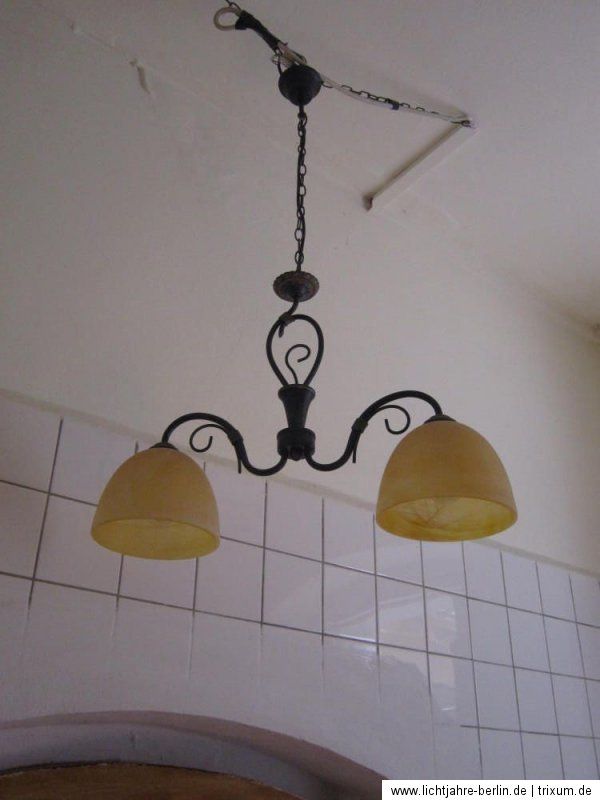 dekorative Lampe in Jugendstildesign