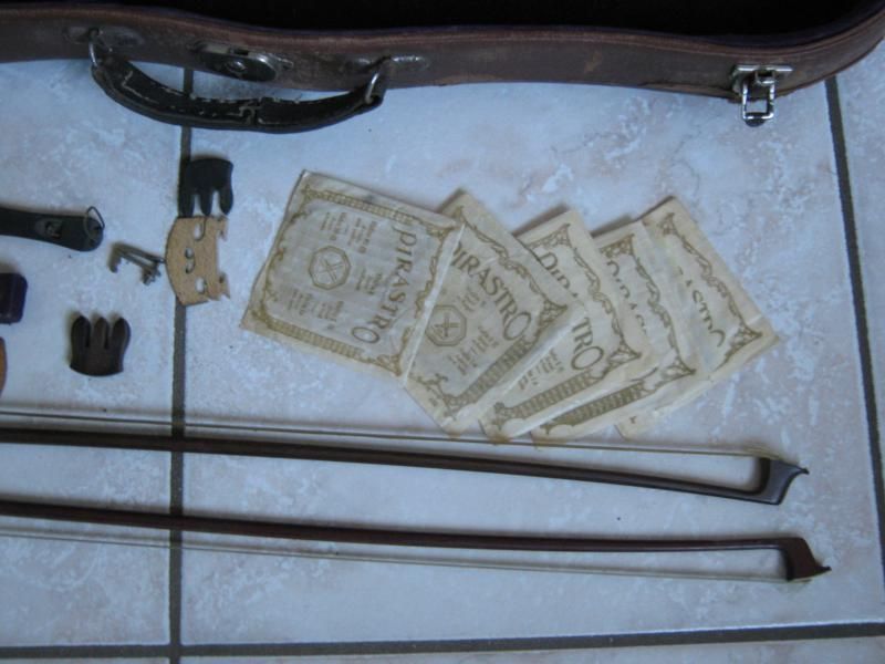 Alte 4/4 Geige Violine mit Brandmarke Judenstern ~ 2 WK ?