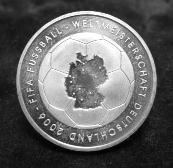 10 Euro Münze FIFA Fussball WM Deutschland 2006 2003 D 1QN211