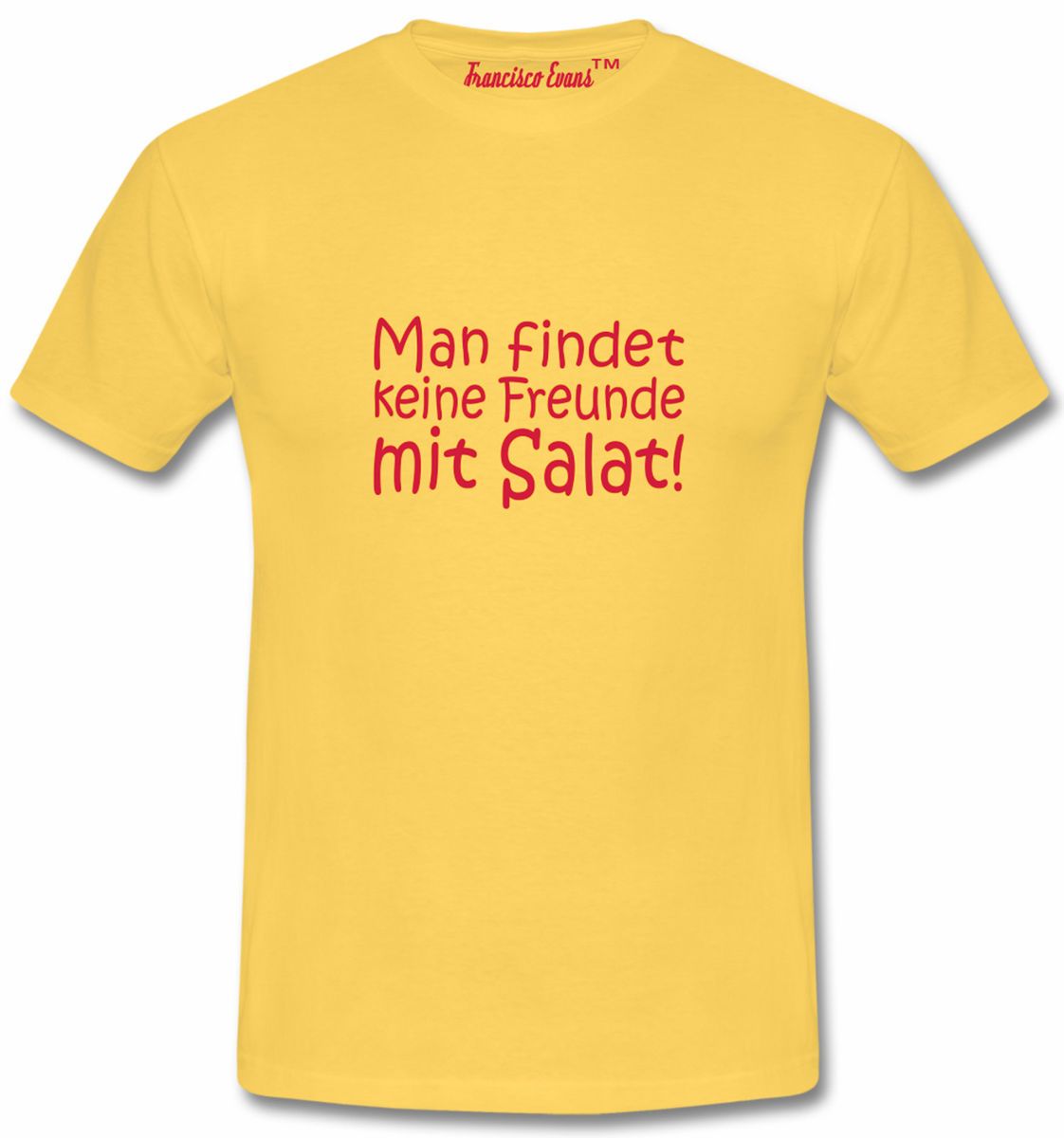 Man findet keine Freunde mit Salat T Shirt, Grillen, Anti Vegetarier