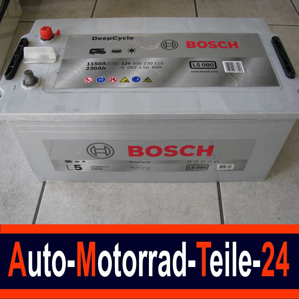 BOSCH L5 BATTERIE DEEP CYCLE 0092L50800 12V 230Ah 1000A