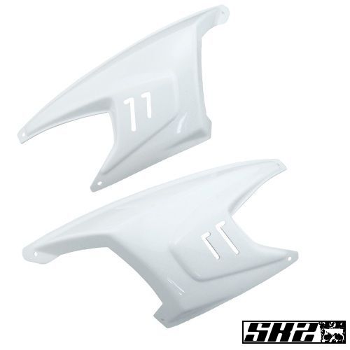 BCD Seitenspoiler weiss Gilera Runner 50 125 180 Blinker Verkleidung