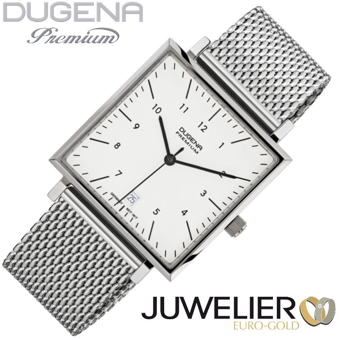 DUGENA Premium Herrenuhr DESSAU CARREE 7090142 *UVP 229 Euro*