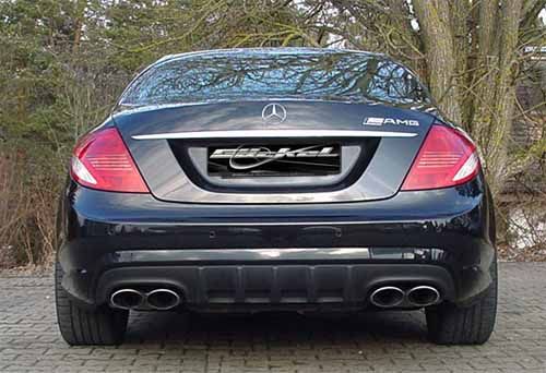 CLS C219 W219 Heck Diffusor für AMG Stylingpake li re ohne Endrohre 3