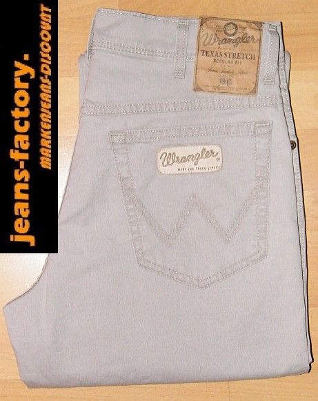 WRANGLER TEXAS STRETCH W 48 L 34 FOG BEIGE   UD235 NEU