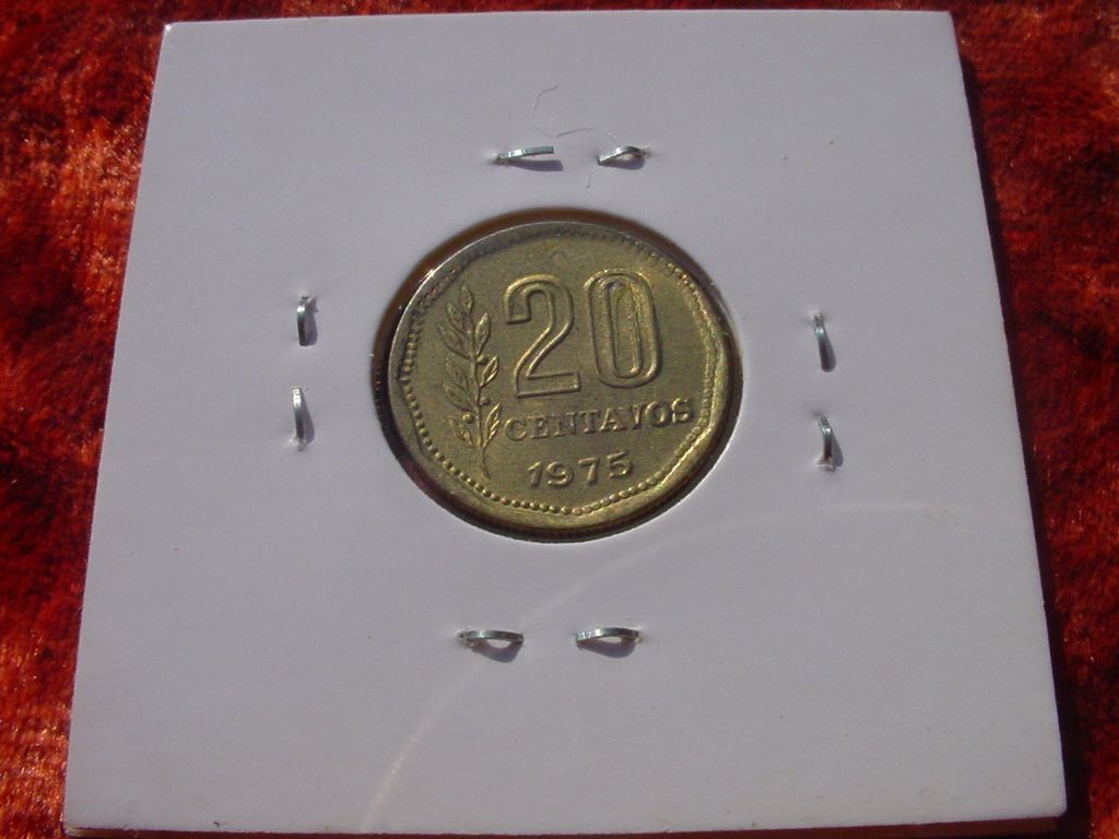 ARGENTINA 20 CENTAVOS LIBERTAD 1975 232