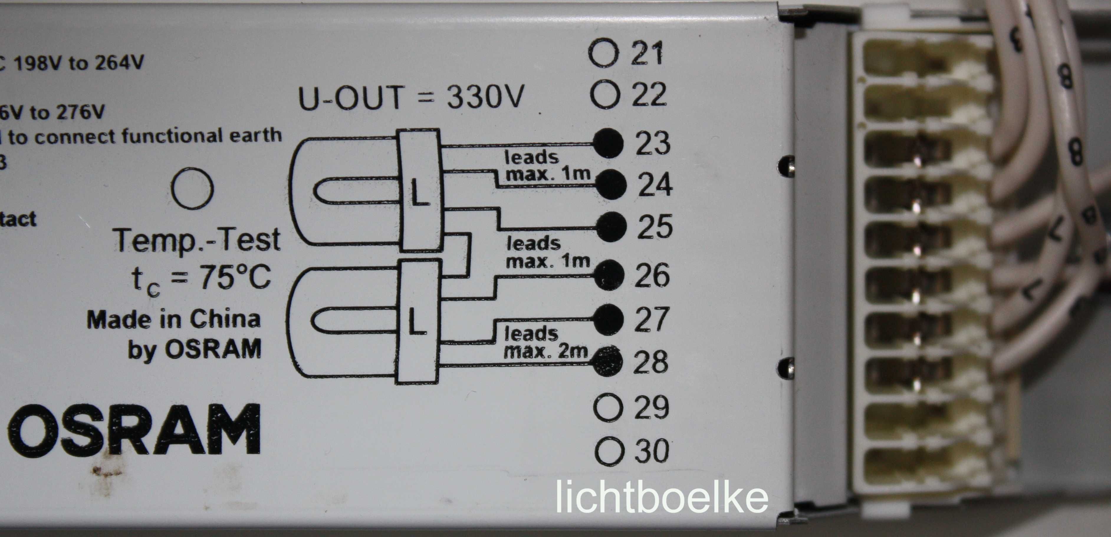 2x18W Feuchtraumwannenleuchte EVG Feuchtraumleuchte Wanne für