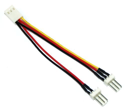 MOLEX 3pol Y Kabel ( 1xStecker   2xBuchse ) #h228