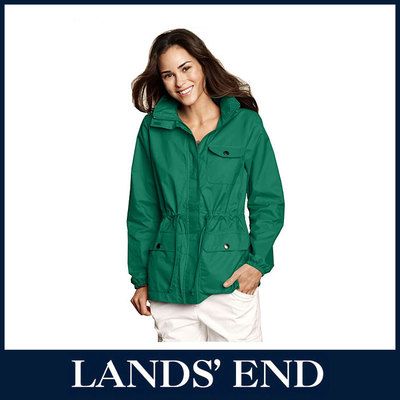 LANDS END Damen Stormraker Windjacke Wetterjacke Damenjacke