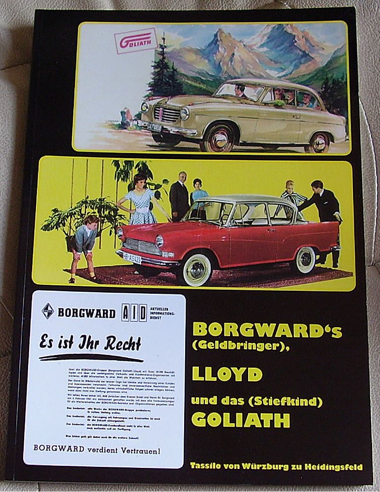 original BUCH BORGWARD Lloyd Goliath aus limitierter kleinauflage