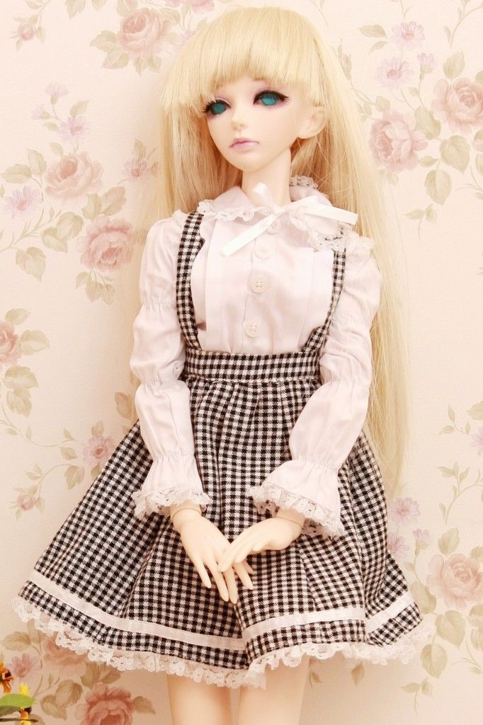 248# Plaid Dress/Suit/Outfit 1/3 SD DZ LUTS BJD dollfie