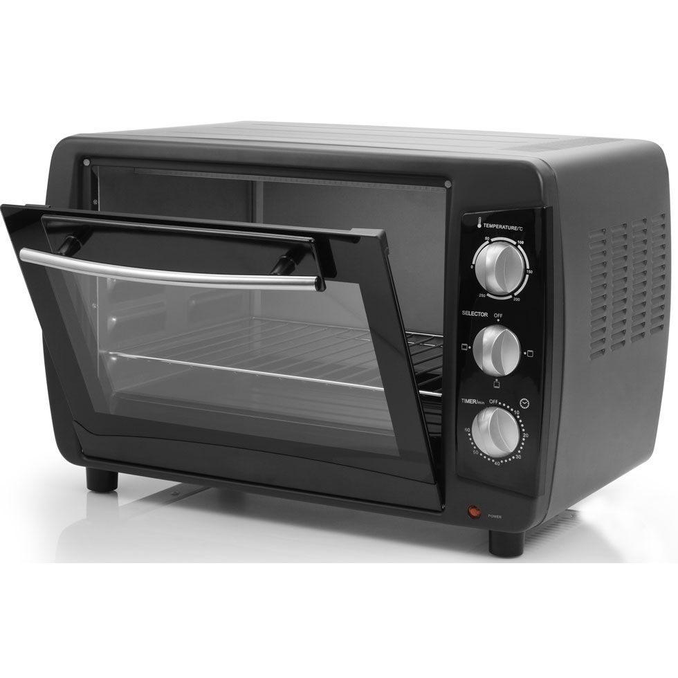 Backofen 1500W 35 L Minibackofen 250°C Timer Mini Pizzaofen