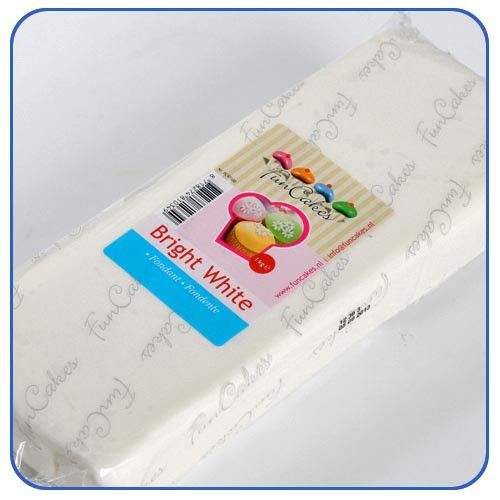 FunCake Rollfondant  Fondant Vanille 1kg weiß