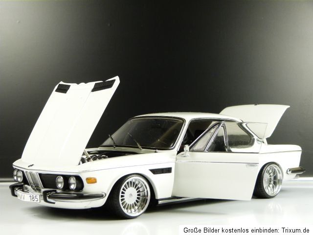 BMW CSi 3.0, weiß ECHT ALU Felgen 118 Tuning Umbau NEU/OVP