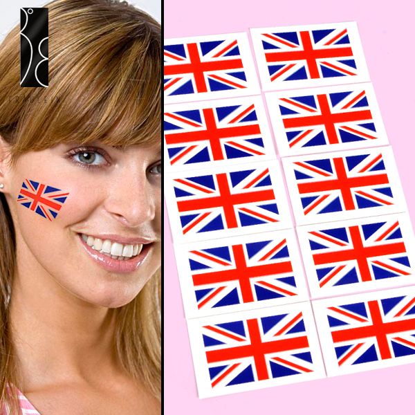 2tlg UK England Flagge Nachtkleid Reizwäsche Lingerie Dessous