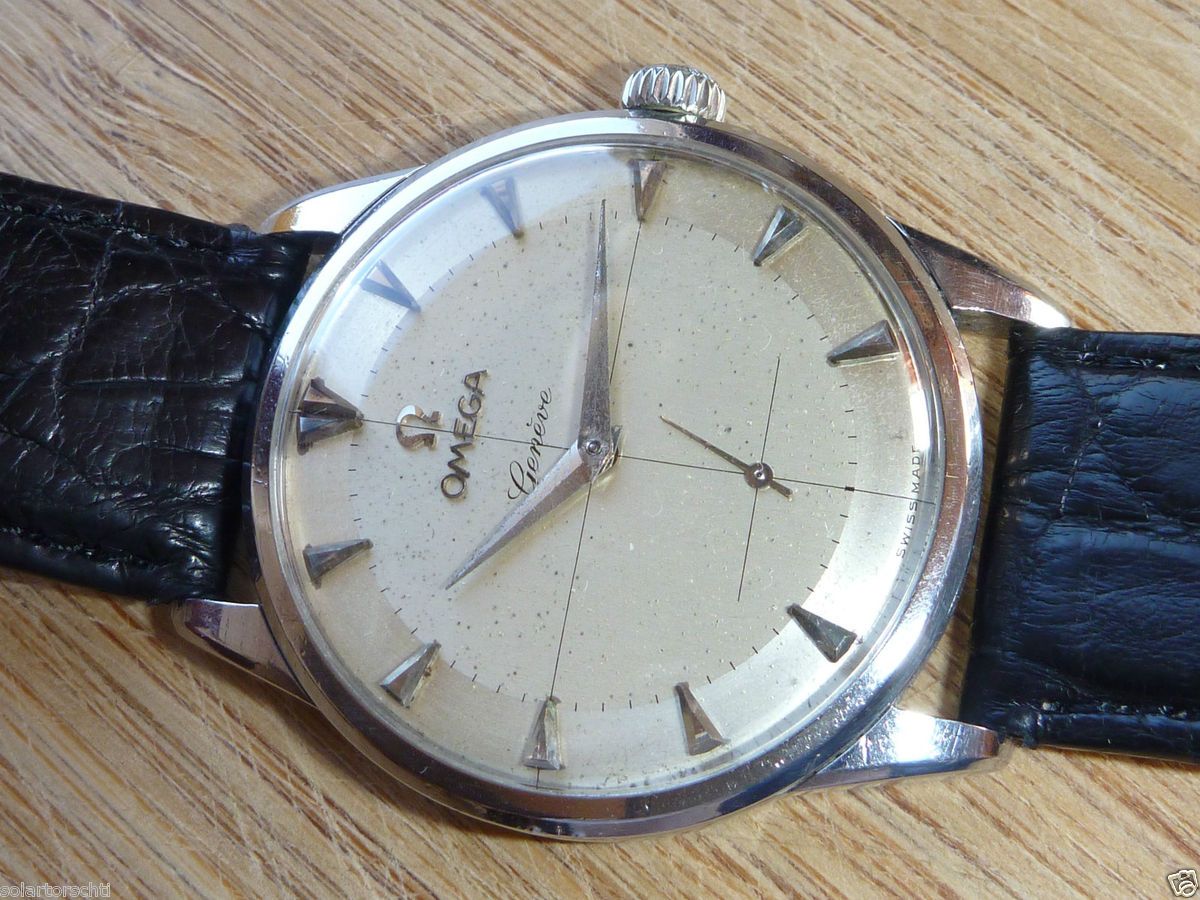 Geneve, Edelstahl,big size35,5mm, 1954,Handaufzug,kal.266,revisioniert