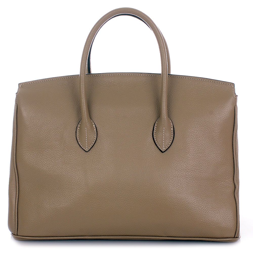 ROUVEN Taupe & Gold GRACE 40 Bag Handtasche UVP*699€