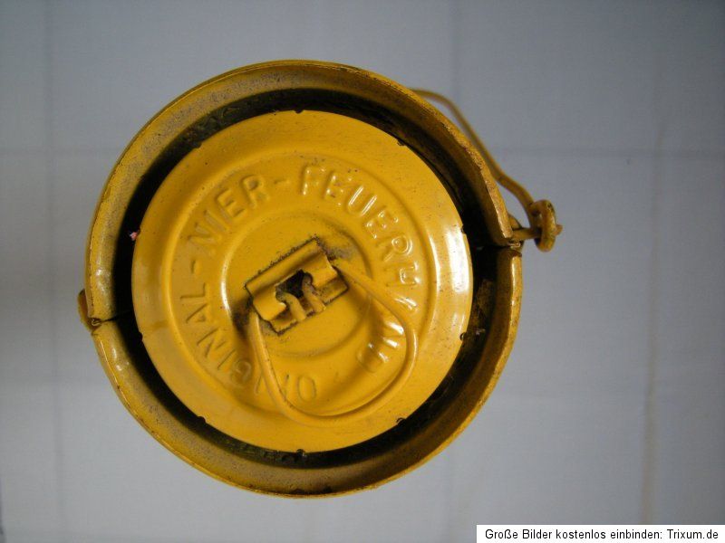 Feuerhand Sturmkappe No. 276 W.Germany * Petroleum Lampe * Gelb