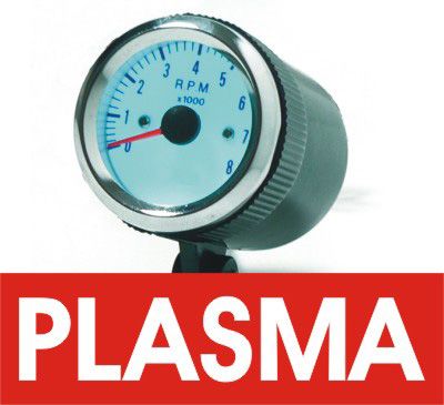 DREHZAHLMESSER ZUSATZINSTRUMENT 52mm PLASMA BLAU NEU