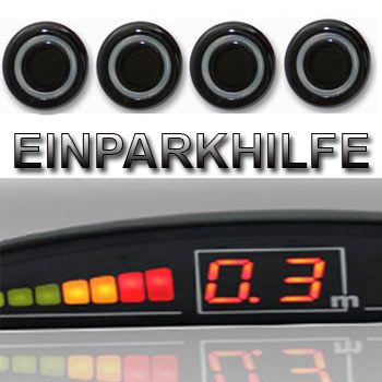 PDC Einparkhilfe Rückfahrwarner Parktronic Mod.3 20 Schwarz für KIA