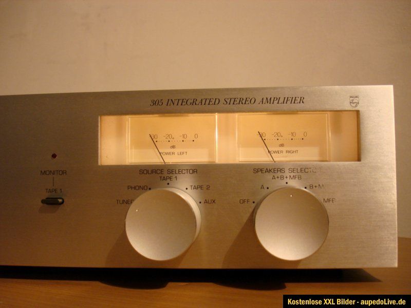 Philips 305 Vintage Integrated Stereo Amplifier.Power Verstärker