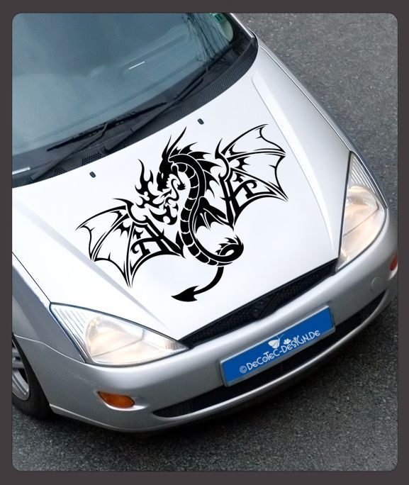 A330 Drachen Dragon Tribal Autoaufkleber Motorhauben Aufkleber Sticker