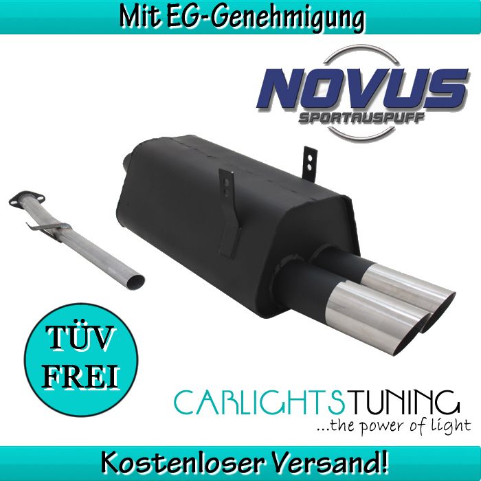 Novus Sportendschalldämpfer Sportauspuff ESD BMW 3er E36 316i 318i