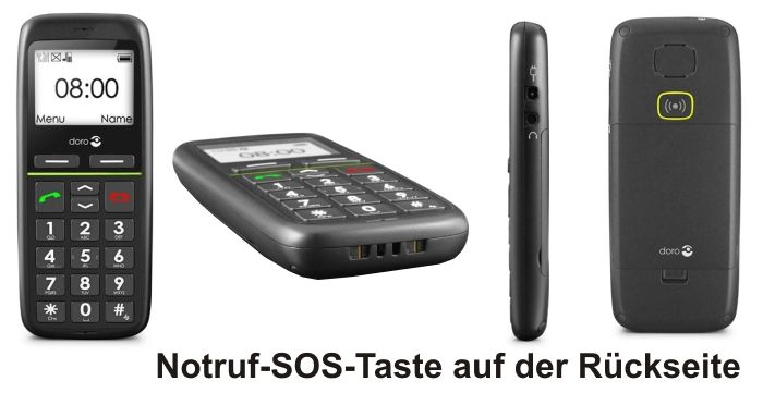 Doro PhoneEasy 341gsm Seniorenhandy mit SOS Taste