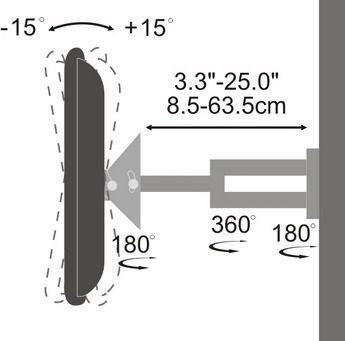 WALL Mount+Cleaning Kit BRACKET for SAMSUNG UE32EH5000 32 LED HD TV