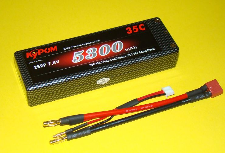 RC Akku Lipo Race Pack 7,4V 5300mAh 35C  Hardcase