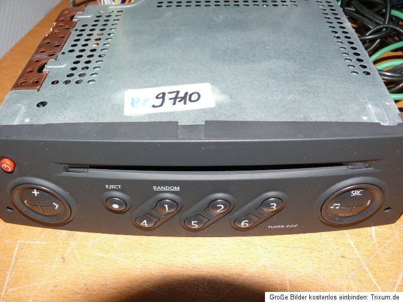 Renault Megane Scenic Cd Radio , Model RENRDW131 10 , Original , 1942