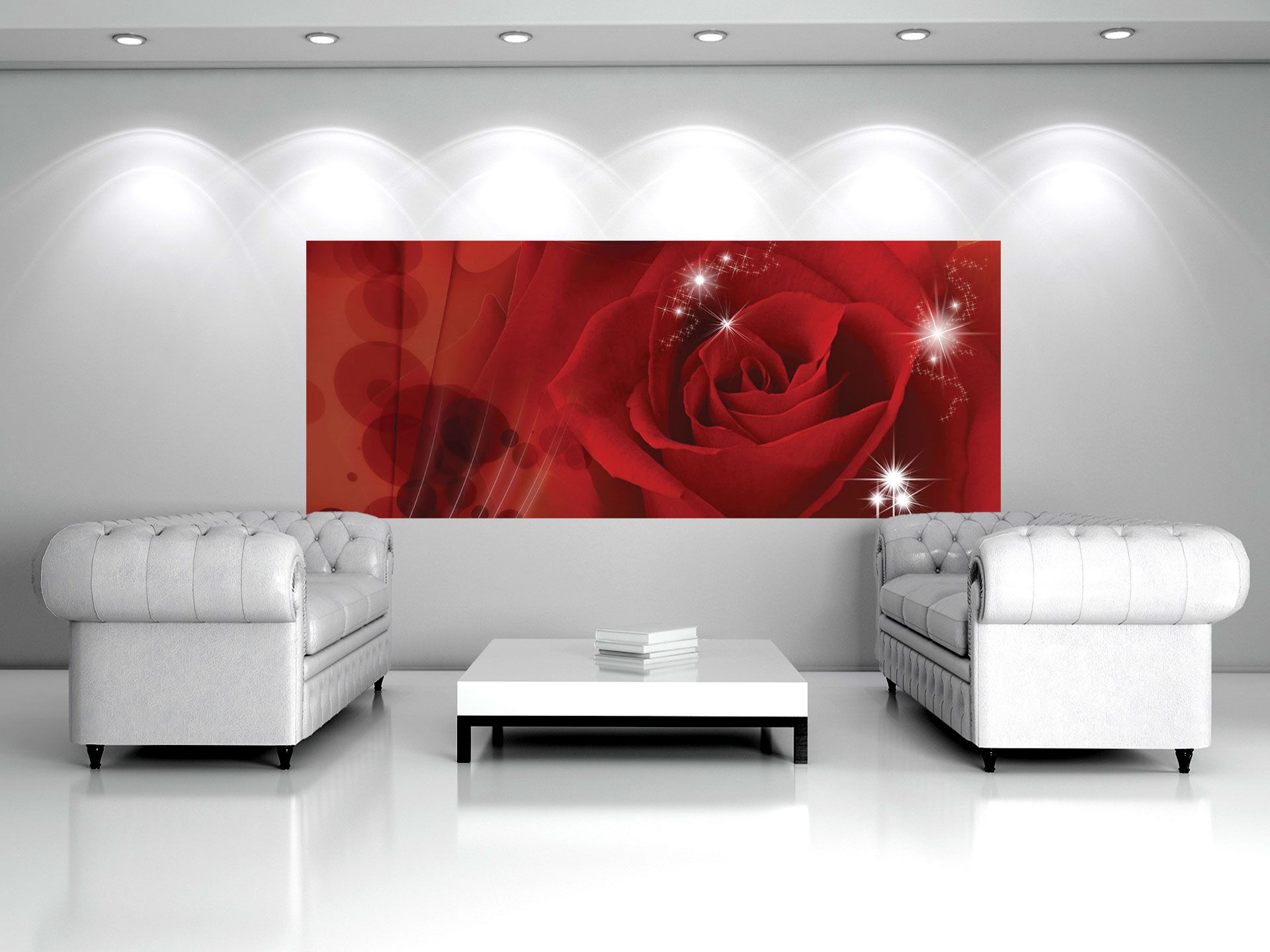 Fototapete Wandbild RED ROTE ROSE 368x254 cm inkl Kleister NEU Top