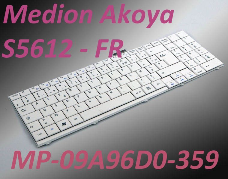 Medion AKOYA 15,6 Laptop S5612 MD97930 MP 09A96F0 359 FR weiss