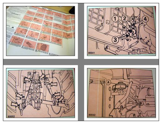 Massey Ferguson MF 377, 387, 397 Traktoren Wartungsplan