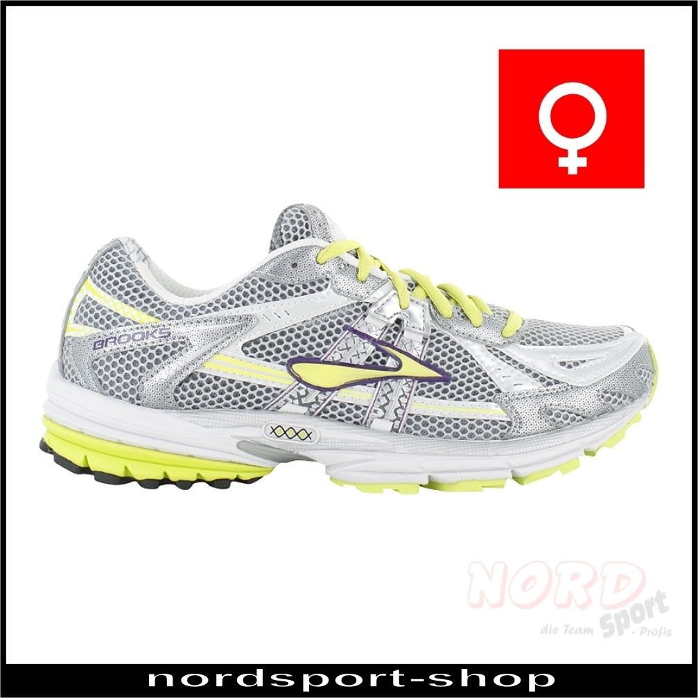 Brooks Ravenna 2 Laufschuh. Damen, silber/gelb, Gr. 42,5   1200831B393