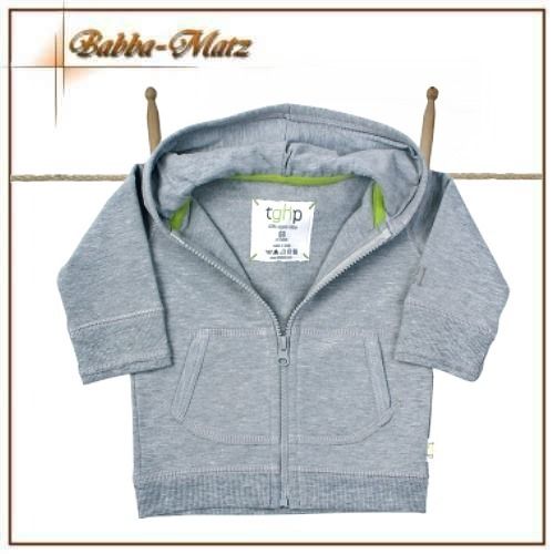 Bio Babykleidung Baby Jacke mit Kapuze Baumwolle kbA neu Gr. 74 80 86