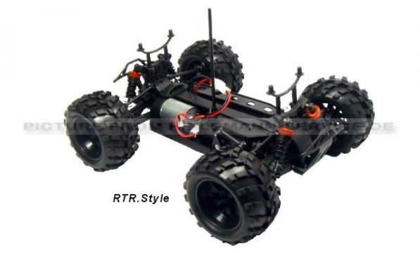 RC MONSTERTRUCK KNIGHT komplett lackiert, sowie montiert. Es handelt