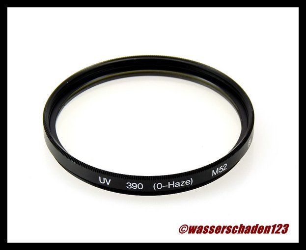 Sperrfilter UV FILTER 390 (O Haze) FILTER UV 52mm M52 52 mm (O1434