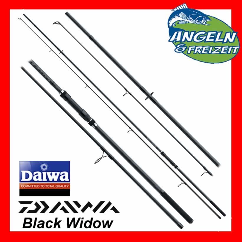 2x DAIWA BLACK WIDOW KARPFENRUTE 3lbs 3,60 KARPFEN RUTE