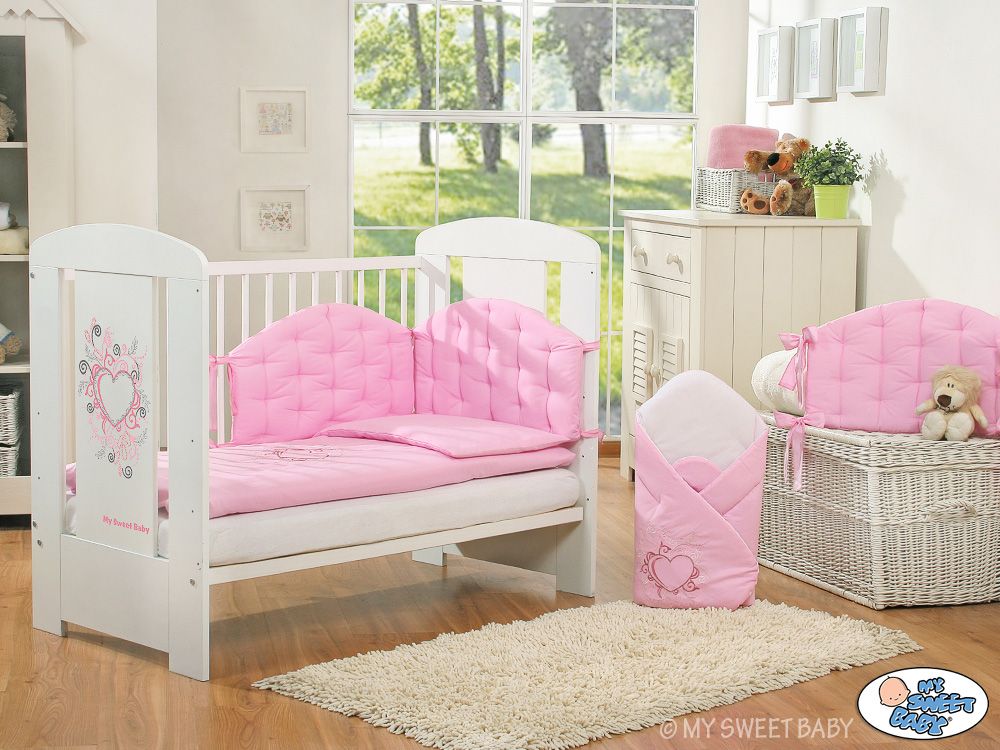 MY SWEET BABY Babybett Gitterbett Bett & Bettset Chic Kollektion