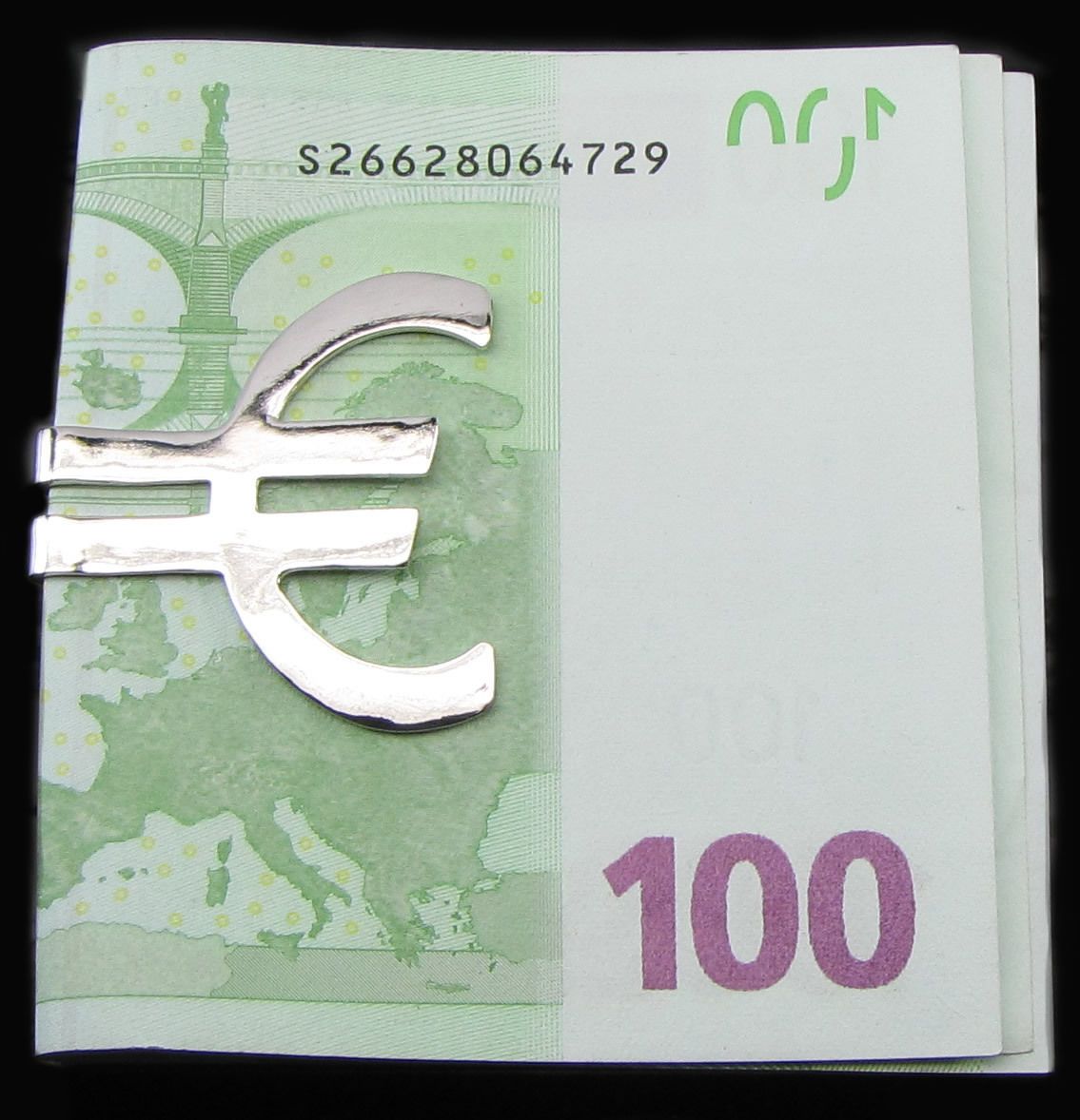 PLAYAZ CASH EURO ZEICHEN MONEY CLIP GELDKLAMMER MONEYCLIP GELD CLIP