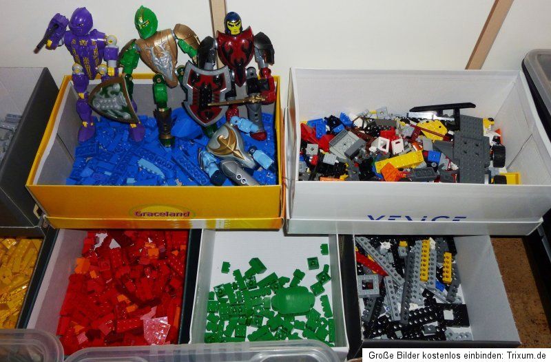 RIESIGE LEGO SAMMLUNG ca.50 KG netto Starwars,City,Space Police,Dino