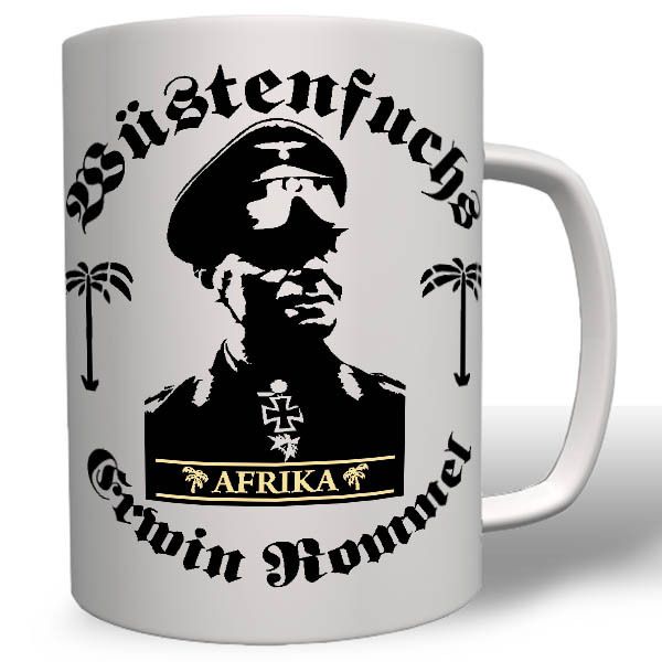 Rommel Afrika Wehrmacht patriotischer Kaffee Becher Tasse #402
