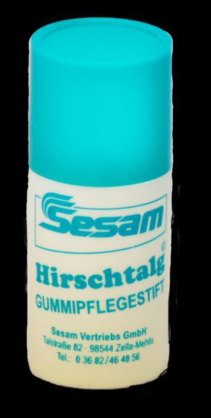 Sesam Hirschtalg Gummipflegestift Pflegestift für Gummi