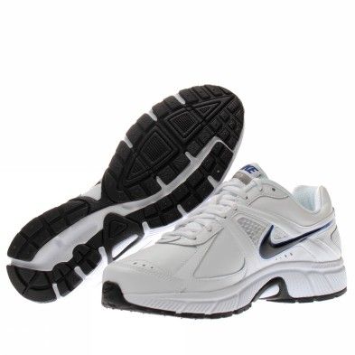 Nike Dart 9 Leather [42,5  us 9] Weiss Schwarz Herren Laufenschuhe Neu