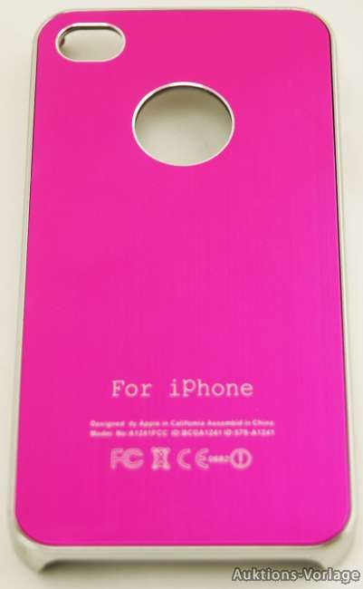 iPhone 4 4s Schutz Hülle Schale Cover Schutzhülle Handy Schwarz