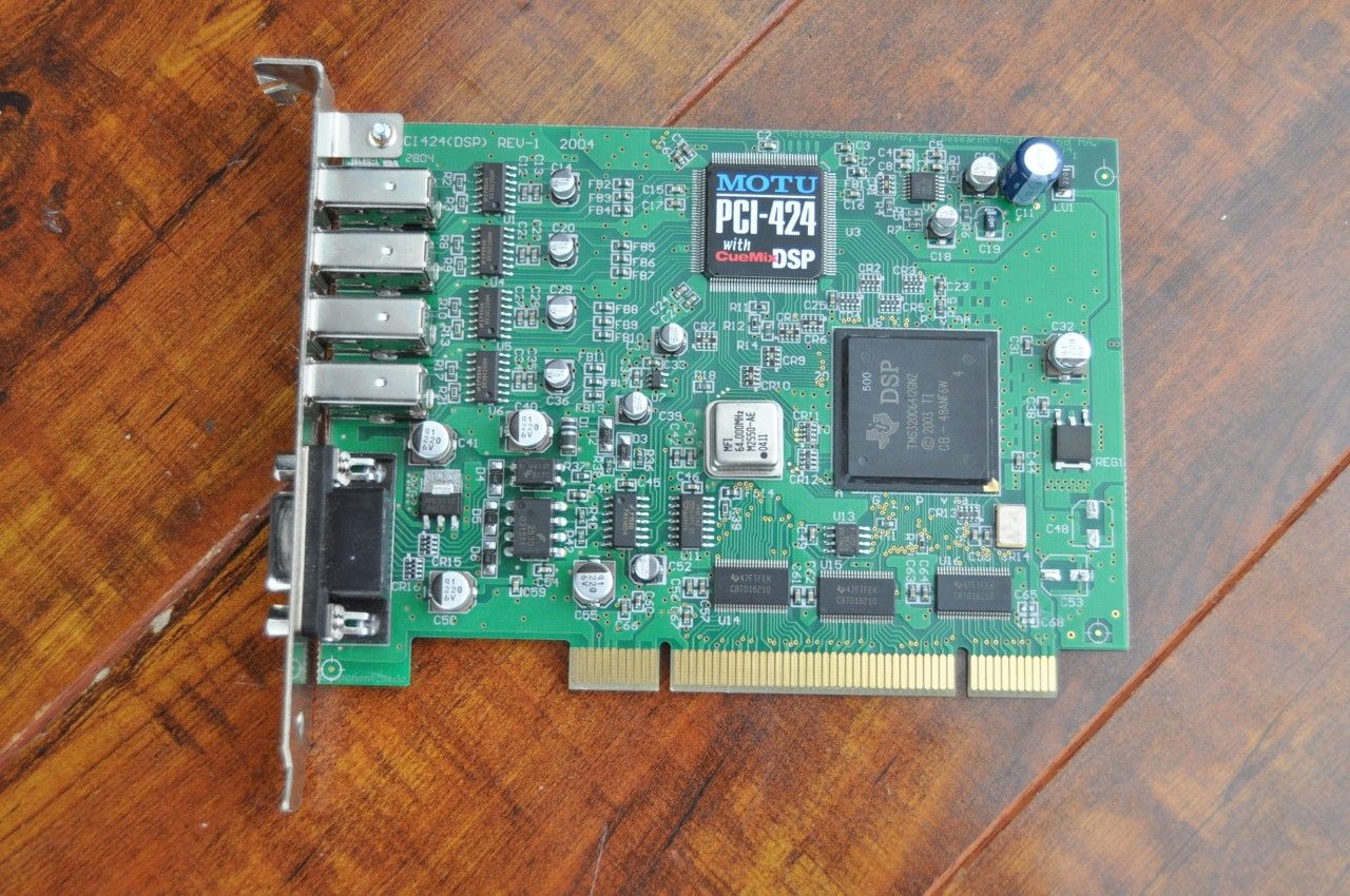 MOTU 2408 MK3 Interface w/ Motu PCI 424 Card