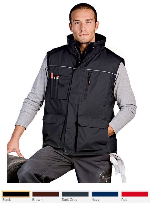 Herrenweste Herren Weste Jacke Arbeitsweste S M L XL XXL XXXL